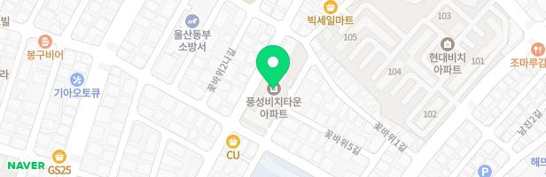 풍성비치아파트 놀이시설 지도 이미지