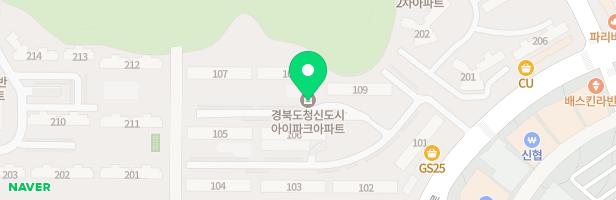 현대산업개발 아이파크 103동 앞 놀이터 지도 이미지