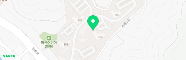 창원현동LH아파트 104동 옆 놀이시설 지도 이미지