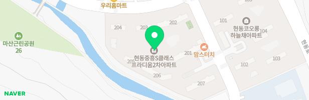 중흥S-클래스 2차 프라디움 숲속마을 어린이놀이터 지도 이미지