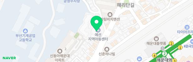 해운대교회4층 실내놀이시설 지도 이미지