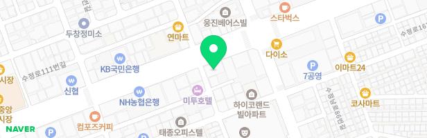 쿠우쿠우 성남본점 놀이시설 지도 이미지