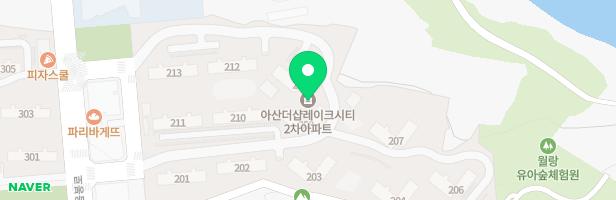 아산더샵레이크시티(포스코2차)어린이놀이터2(203~204동사이) 지도 이미지