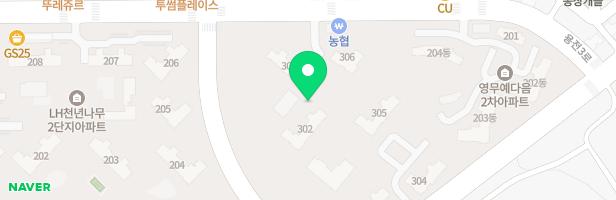 경북혁신도시LH3단지 내 유아놀이터 지도 이미지
