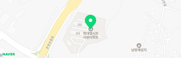 현대엠시트 사원아파트 어린이놀이터 지도 이미지