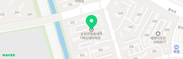 연향3지구대주피오레아파트 107동앞 어린이놀이터 지도 이미지