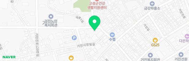 거진 어린이공원놀이시설 지도 이미지