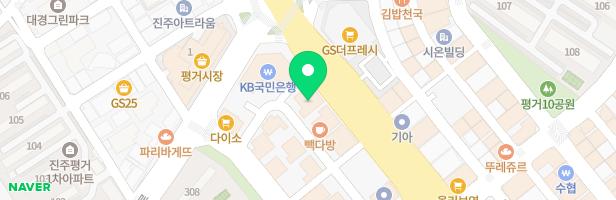 차타타 진주 평거점 지도 이미지