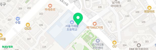 가재울초등학교 병설유치원 지도 이미지