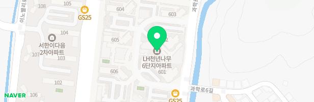대구신서혁신LH천년나무6단지 보육시설 앞 유아놀이터 지도 이미지