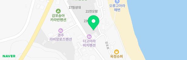 경주 오류캠핑장 내 어린이놀이시설 지도 이미지