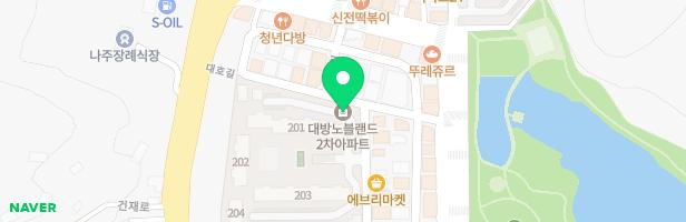 대방노블랜드 2차아파트 중앙어린이놀이터-제1놀이터 지도 이미지