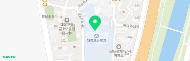 대구대봉초등학교 놀이터 지도 이미지