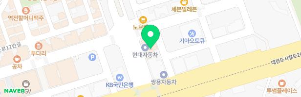 쿠우쿠우 가수원점 지도 이미지