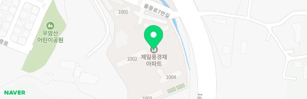청주 율량2지구 제일풍경채아파트 놀이터 2 지도 이미지
