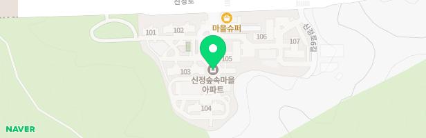 신정숲속마을 104동앞 지도 이미지