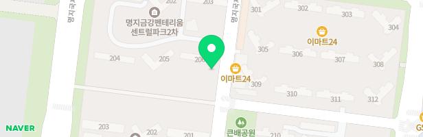 명지 협성휴포레 어린이놀이터(110동 앞) 지도 이미지