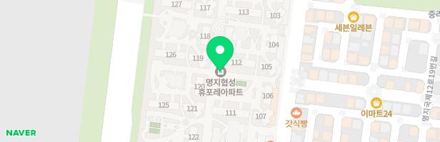 명지 협성휴포레 어린이놀이터(111동 앞) 지도 이미지