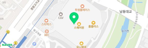 스퀘어원 야외놀이터 지도 이미지