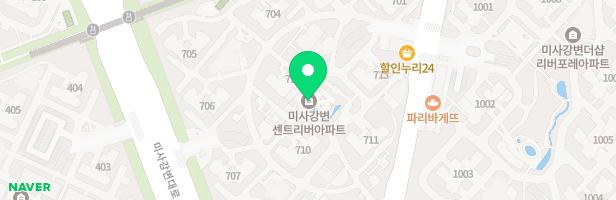 미사강변센트리버 705동 앞 놀이시설(어린이공원1) 지도 이미지