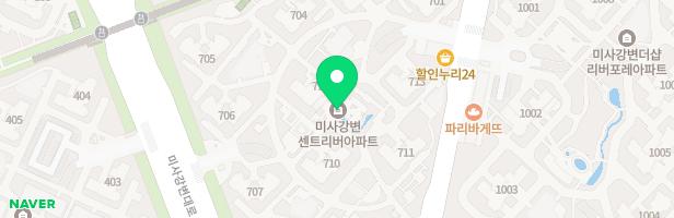 미사강변센트리버 707동 앞 놀이시설(어린이공원2) 지도 이미지