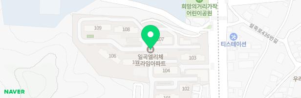 일곡엘리체프라임아파트 105동앞 놀이시설 지도 이미지