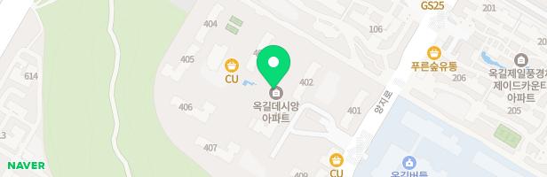 옥길데시앙아파트 403동 앞 유아놀이터 지도 이미지