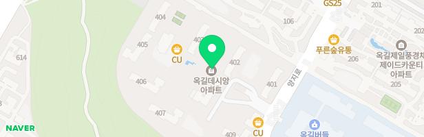 옥길데시앙아파트 408동 어린이놀이터 지도 이미지