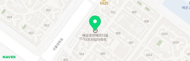 배곧 호반베르디움 더프라임아파트 어린이놀이터2(912~913동사이) 지도 이미지