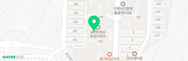 e편한세상 아파트 104동 앞 유아놀이터 지도 이미지