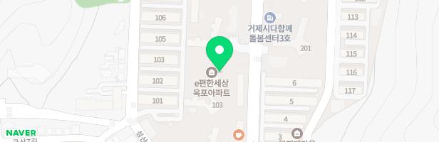 e편한세상 아파트 104동 뒤 어린이놀이터 지도 이미지