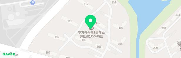 중흥S-클래스 센트럴 1차 아파트어린이놀이시설1(113동 앞) 지도 이미지