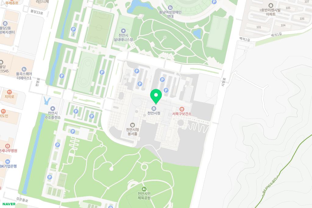 성성3지구 근린공원 지도 이미지