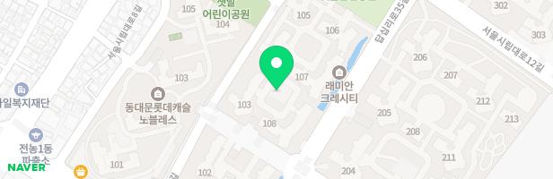 삼성유치원 실외놀이시설 지도 이미지