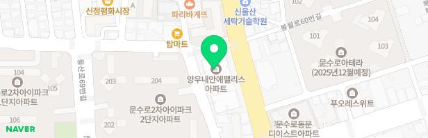 양우내안애팰리스 어린이놀이터 지도 이미지
