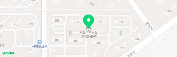 부영아파트 관리동 앞 놀이터 지도 이미지