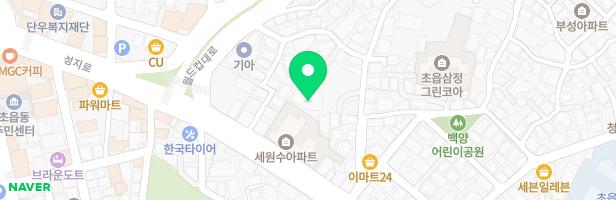 초예유치원 실내놀이시설 지도 이미지
