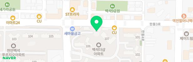 백석더샵아파트 107동 놀이터 지도 이미지