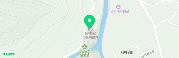 남천2리 어린이놀이시설 지도 이미지
