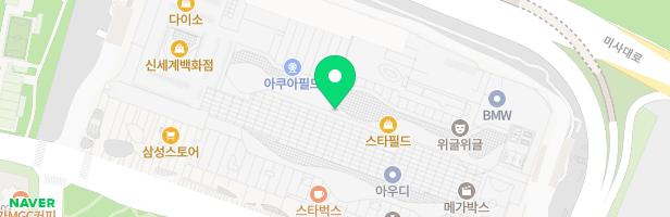 챔피언 더 블랙벨트 스타필드 하남점 지도 이미지