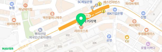 라라코스트 검단점 지도 이미지