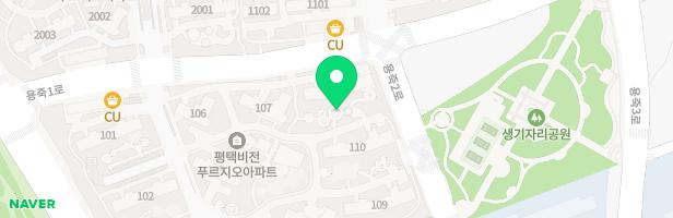 평택비전푸르지오아파트 111동 뒤 어린이놀이터4 지도 이미지