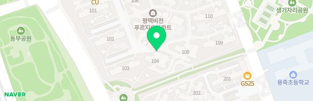 평택비전푸르지오아파트 104동 앞 어린이놀이터5 지도 이미지