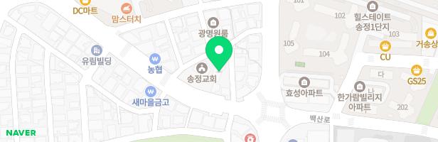 한송이어린이집 지도 이미지