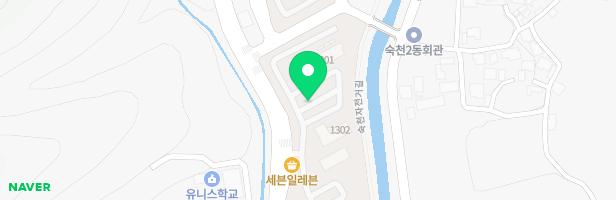 대구혁신LH 13단지 보육시설 후면 놀이시설 지도 이미지