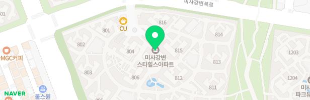 미사강변8단지 812동과 814동 사이 어린이놀이터 지도 이미지