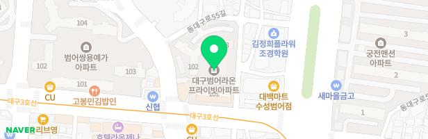 범어 라온프라이빗 어린이놀이터 지도 이미지