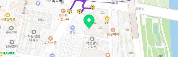 목동센트럴푸르지오아파트101동7층놀이터 지도 이미지