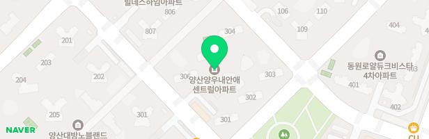 양우내안애3차 305동 옆 유아놀이터 지도 이미지