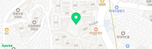 돈암정릉 코오롱하늘채 어린이놀이시설(110동) 지도 이미지